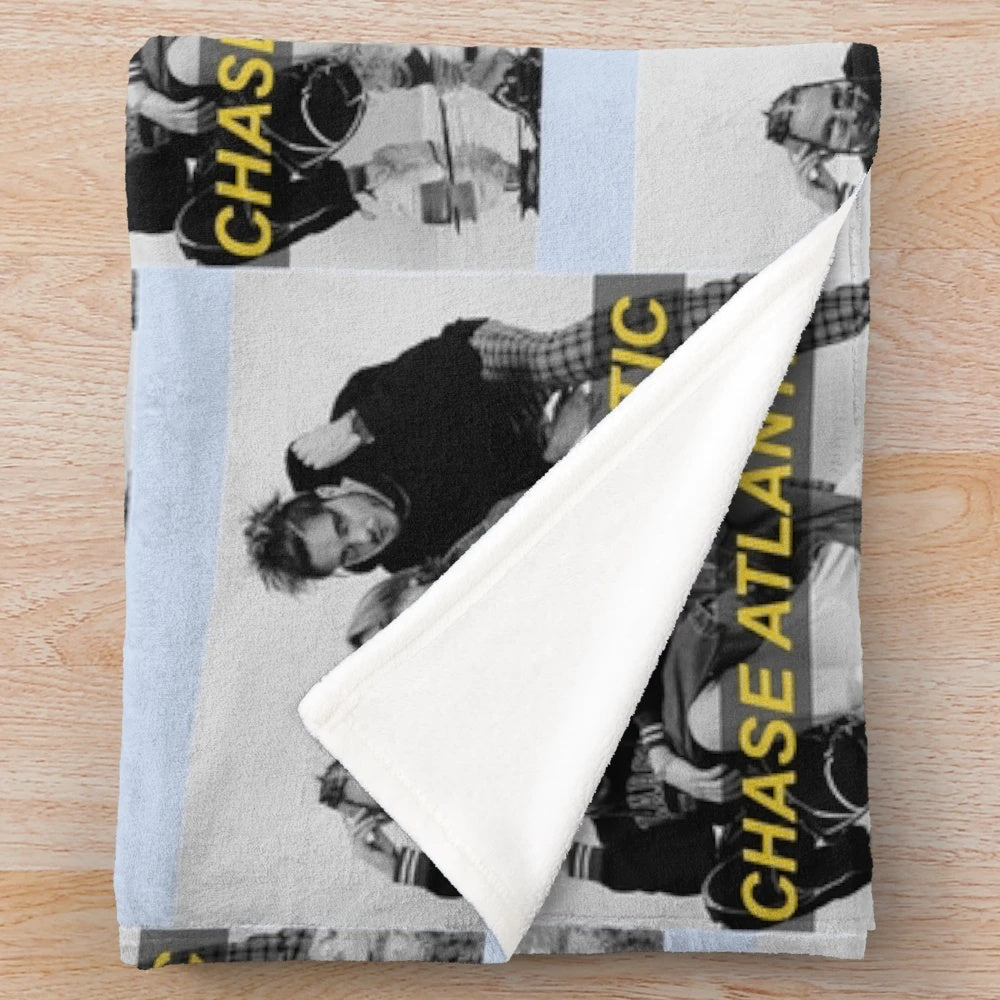Chase Atlantic-inspired plush blanket