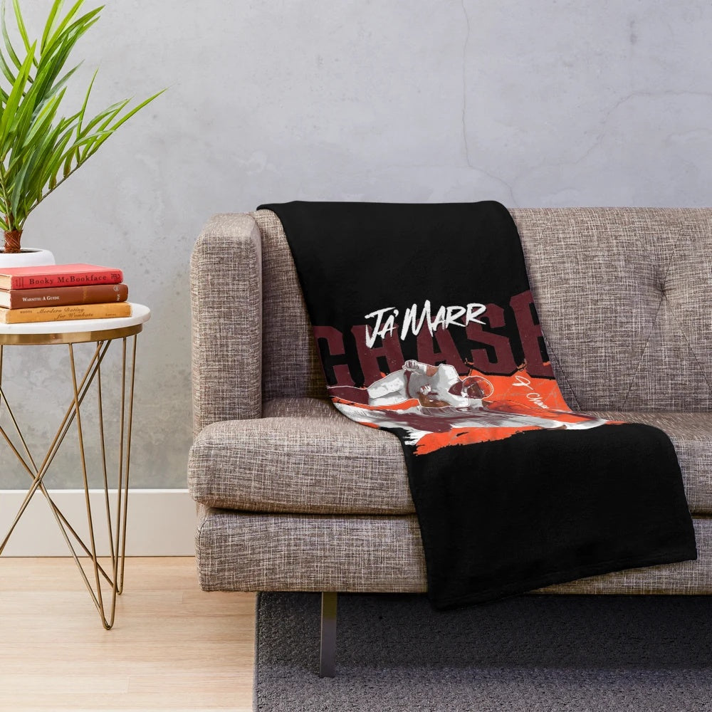 Chase Ja'marr inspired plush blanket for Cincinnati football fans