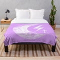 Chateau Saint Inspired Plush Blanket with Music Motifs