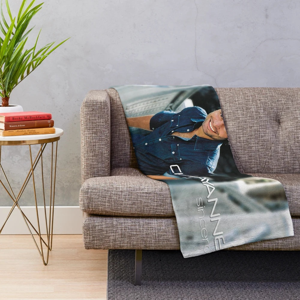 Chayanne inspired music plush blanket