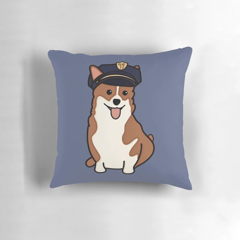 A plush and cozy pillow featuring a cheddar cheese design, perfect for fans of the Brooklyn Nine Nine TV series.