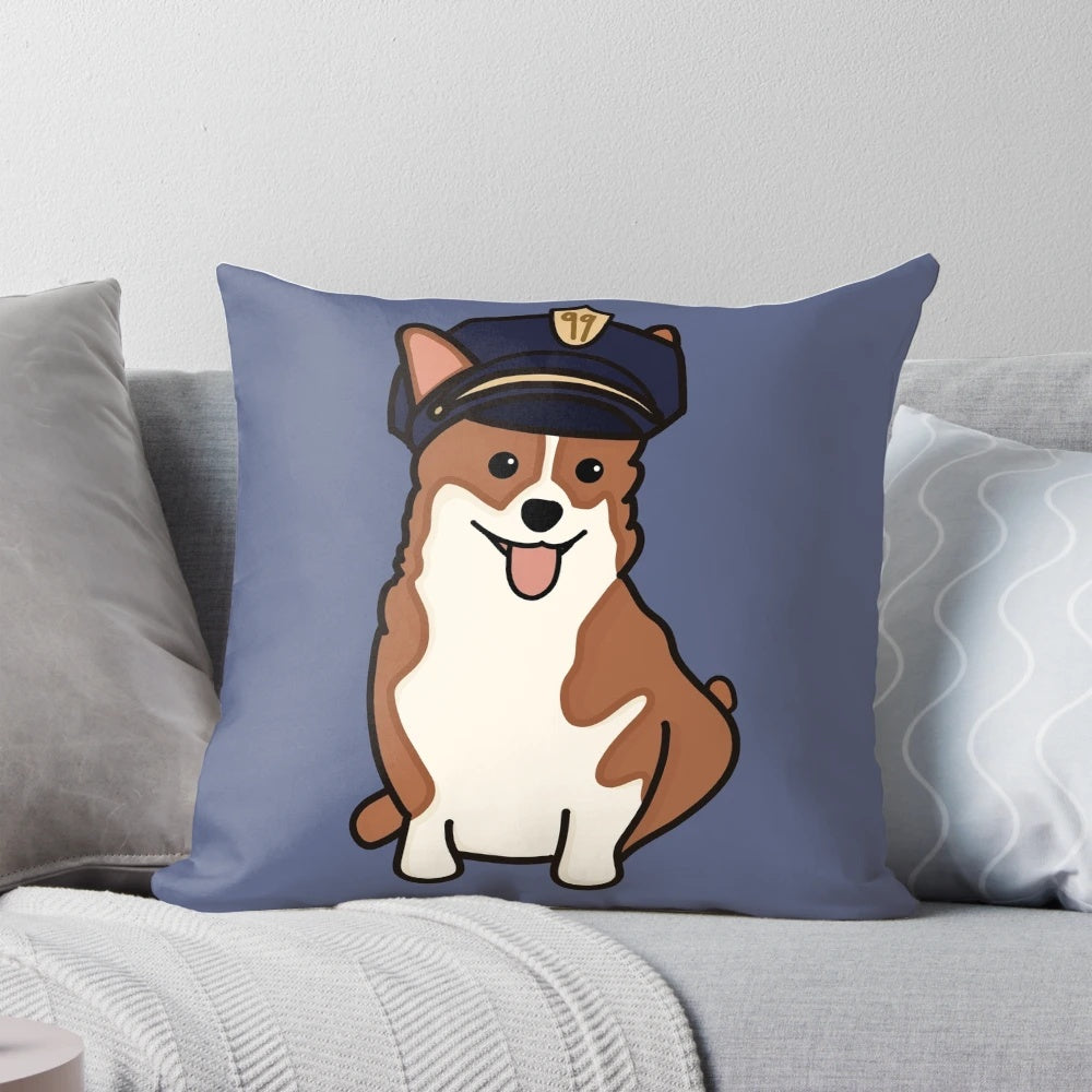A plush and cozy pillow featuring a cheddar cheese design, perfect for fans of the Brooklyn Nine Nine TV series.