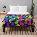 Cheems inspired plush blanket with soft, cozy, and fluffy design