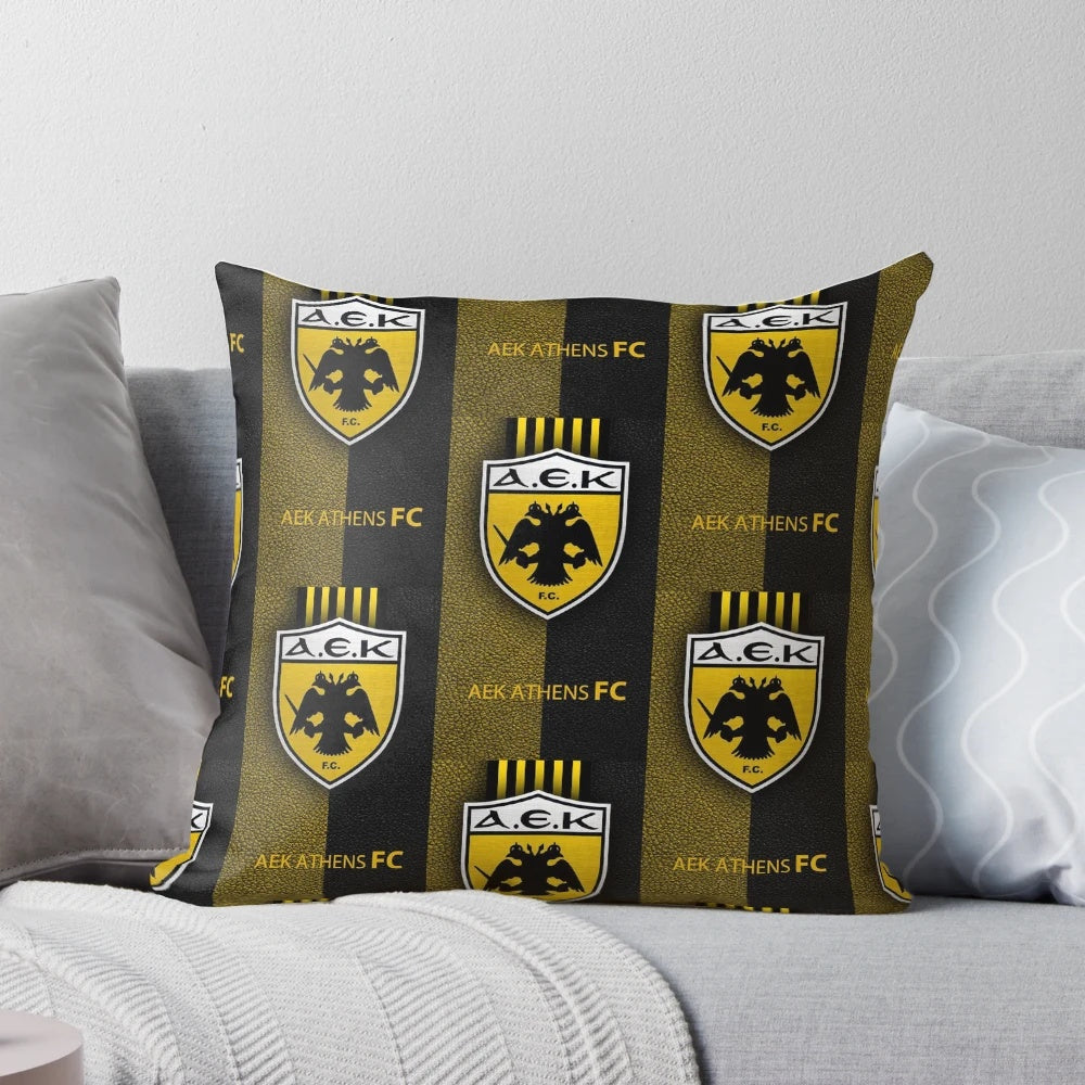 AEK Athens Football Club Logo Pillow
