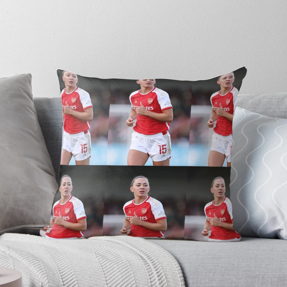 Katie McCabe Arsenal WFC Pillow - Soft, Stylish Home Accessory for Football Fans