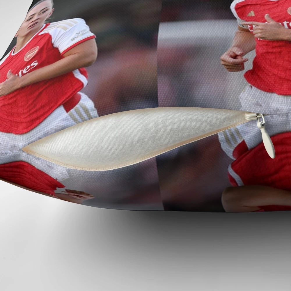 Katie McCabe Arsenal WFC Pillow - Soft, Stylish Home Accessory for Football Fans
