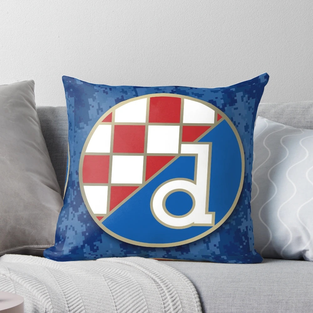 DINAMO ZAGREB Soccer Pillow, Croatia Football Club Merchandise