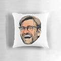 Cheer on Liverpool FC with the Jurgen Klopp Champions Pillow, featuring the iconic Liverpool FC crest and colors.