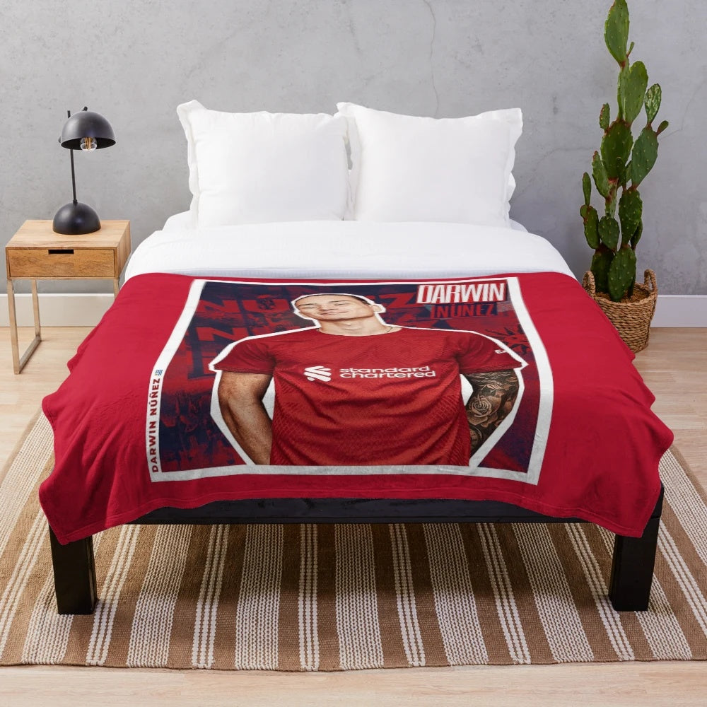 Darwin Nunez 27 Plush Blanket
