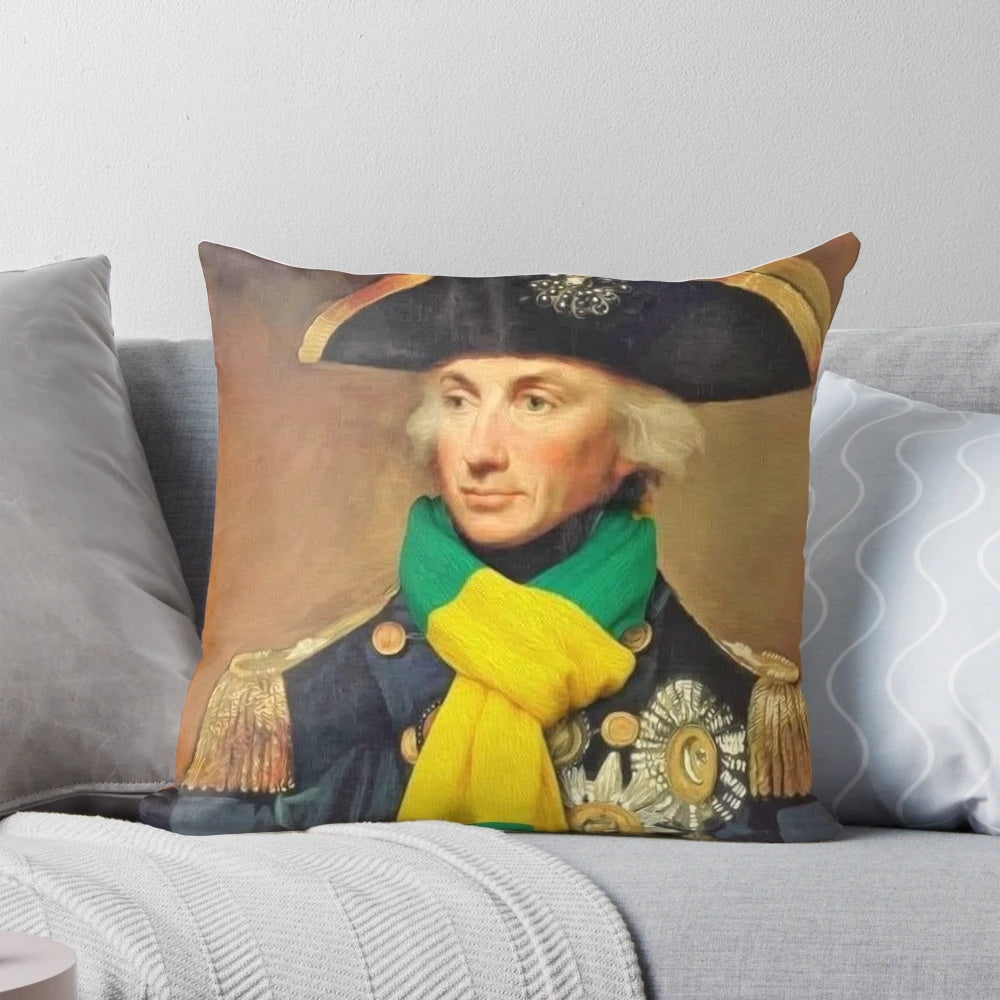 Horatio Nelson Fan Pillow for Norwich City FC supporters