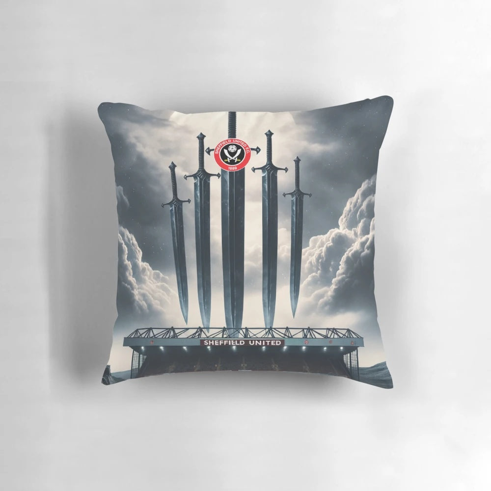 Sheffield United Blades Bedding Pillow with Football/Soccer Motif
