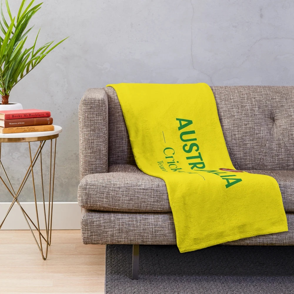Team Australia Cricket Plush Blanket
