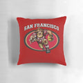 San Francisco Football Pillow with 49ers Logo