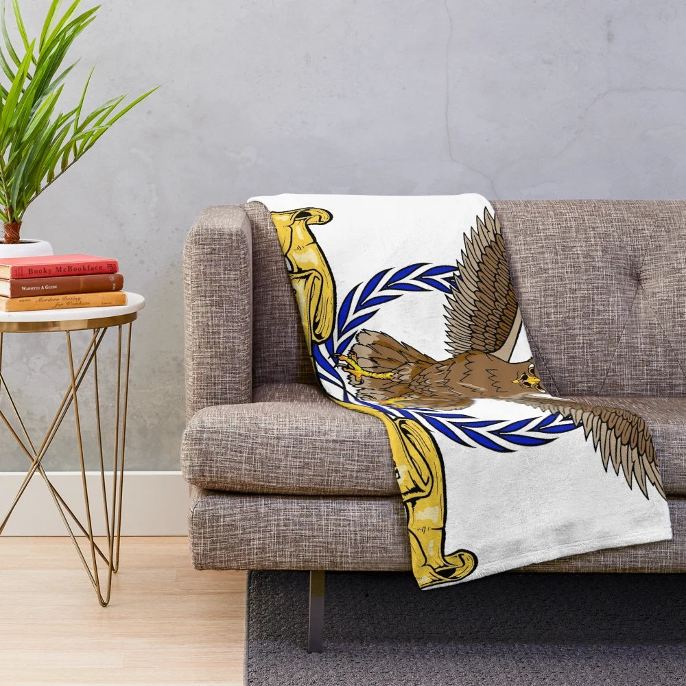 Charlotte Amalie High School Chicken Hawks Plush Blanket