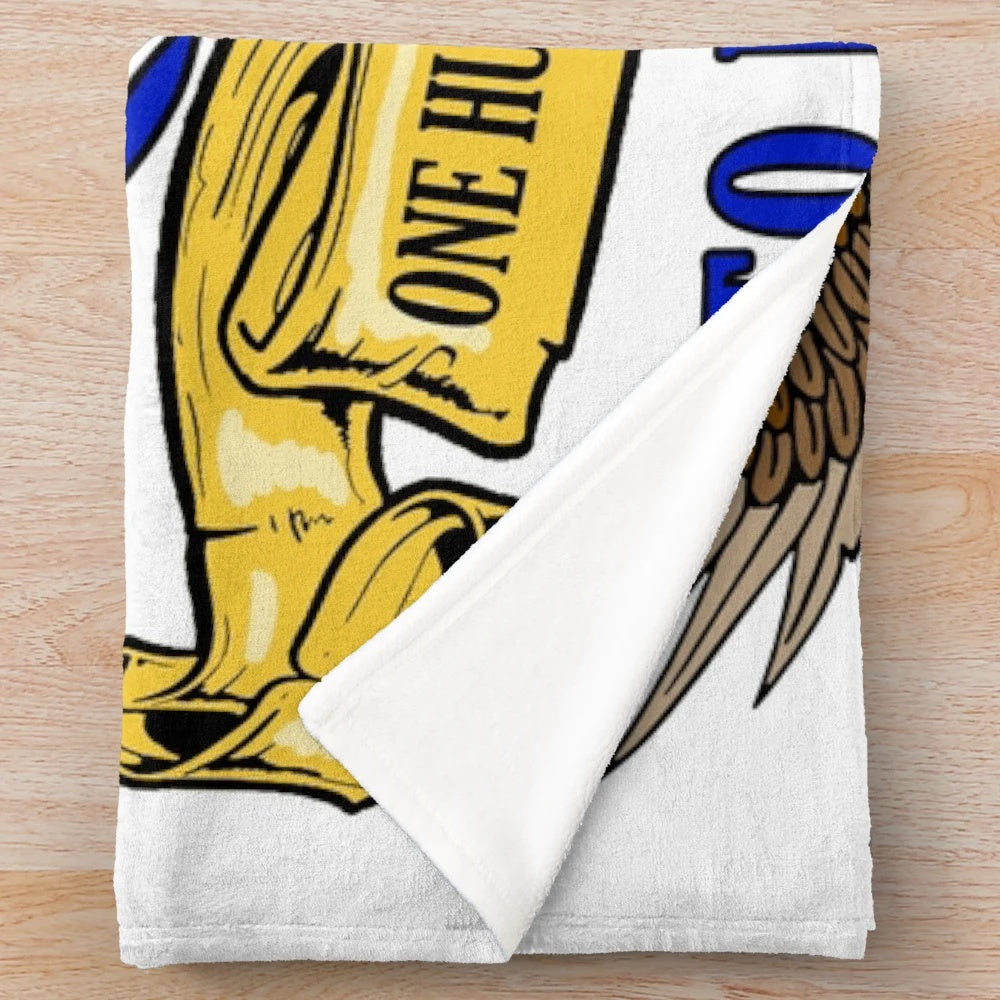 Charlotte Amalie High School Chicken Hawks Plush Blanket