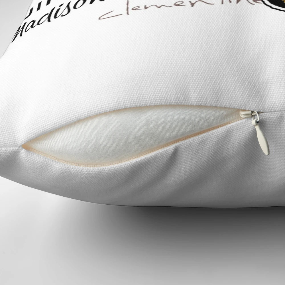 JMU Dukes Pillow featuring the James Madison University logo
