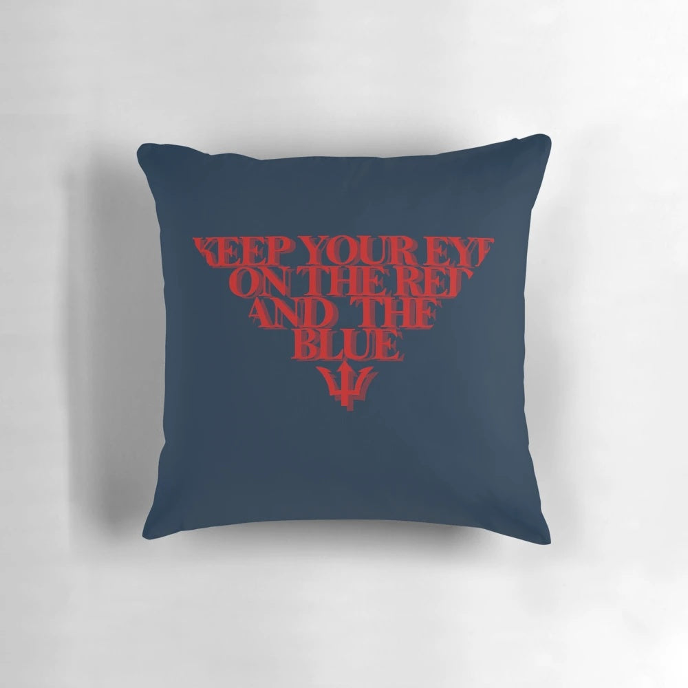 Melbourne Demons AFL football-themed decorative pillow