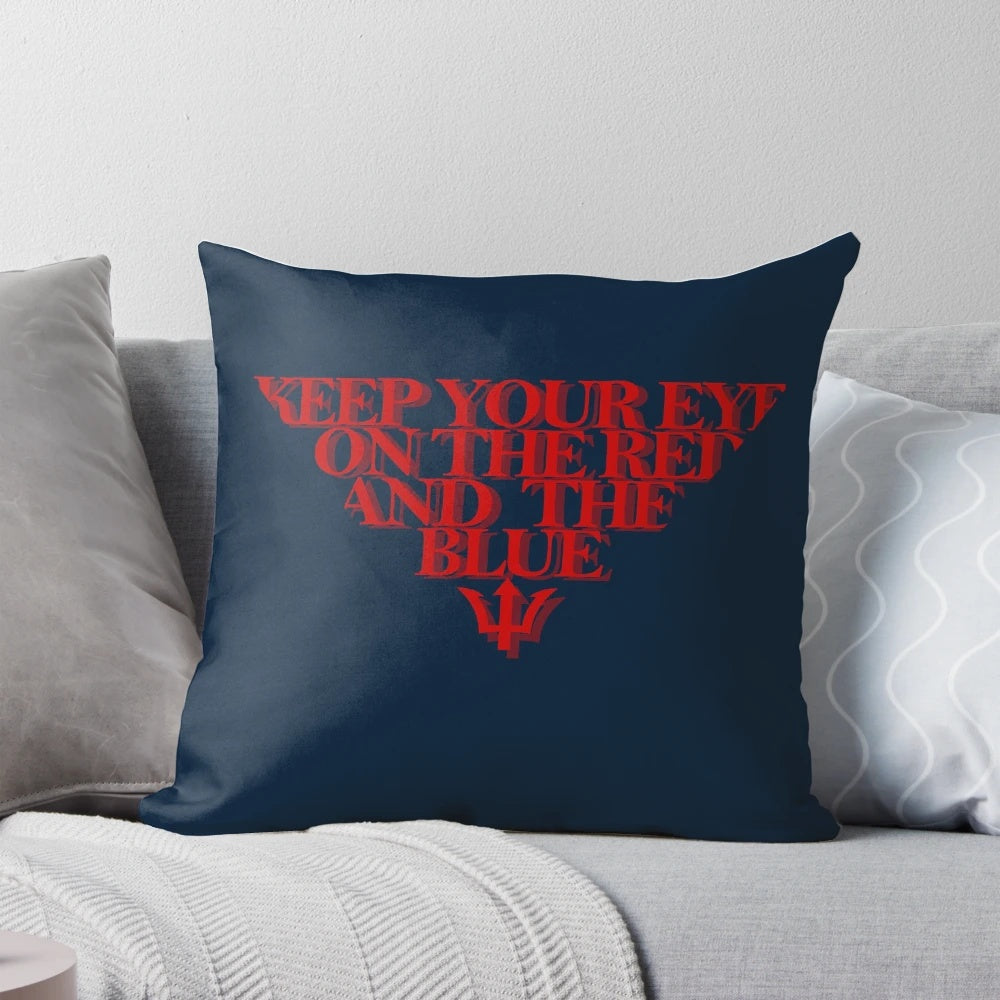 Melbourne Demons AFL football-themed decorative pillow