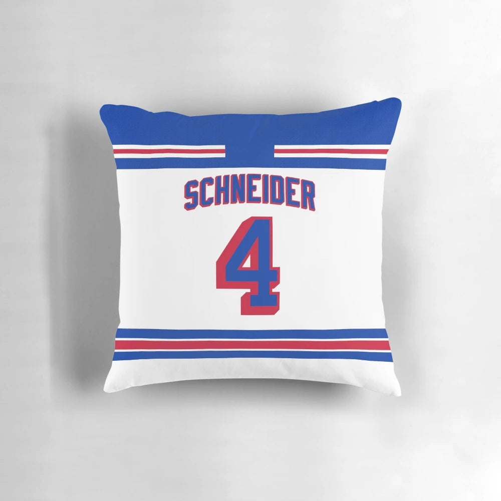 New York Rangers Braden Schneider Away Jersey Phone Case Pillow