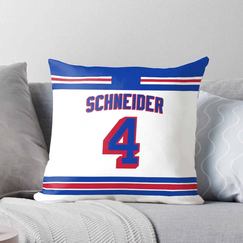 New York Rangers Braden Schneider Away Jersey Phone Case Pillow