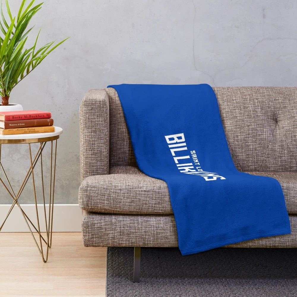 Saint Louis Billikens sports plush blanket