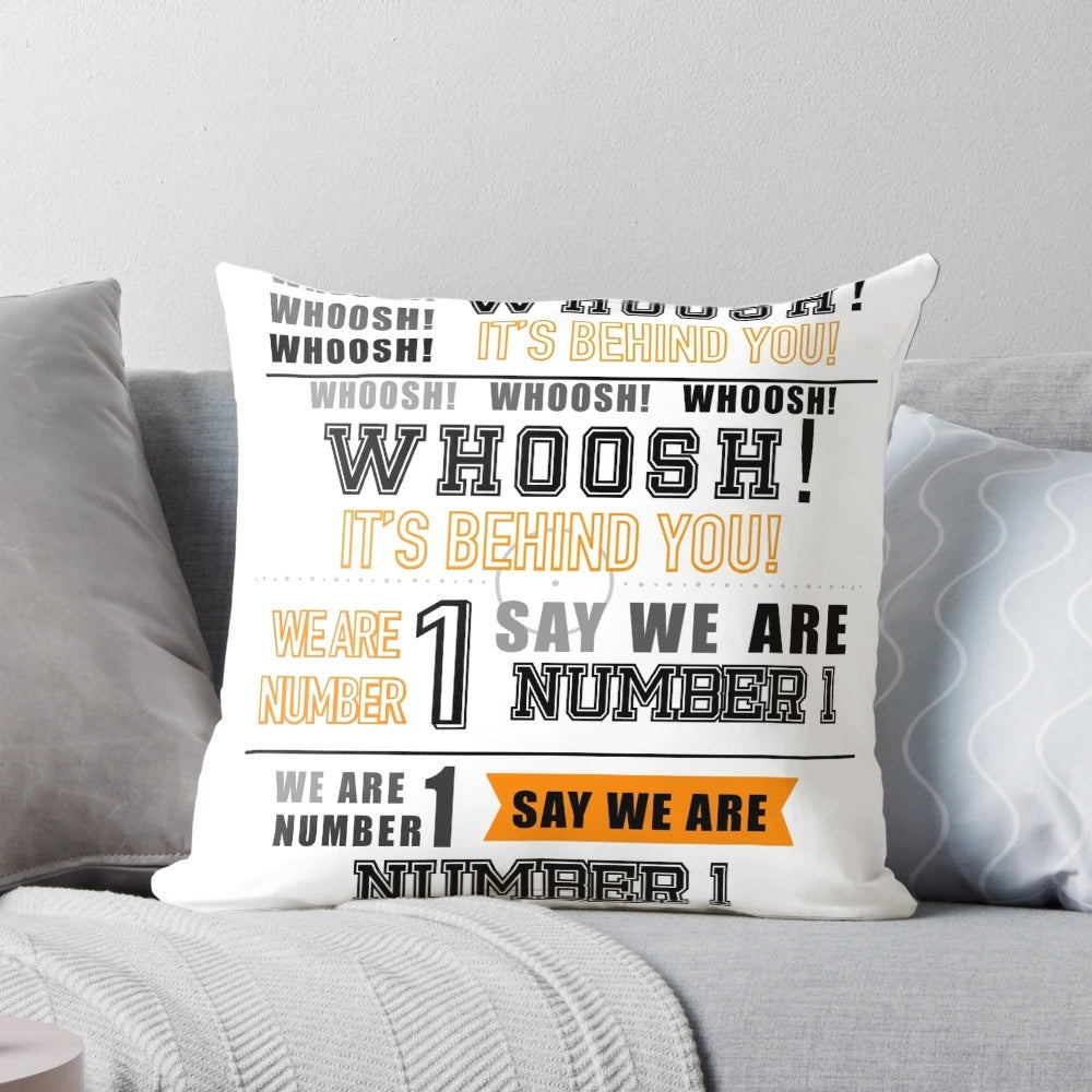 Sheffield Steelers hockey song pillow featuring the team's iconic anthem