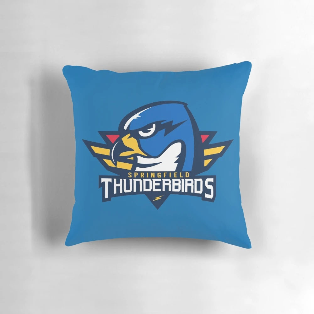 Springfield Thunderbirds Hockey Team Logo Pillow