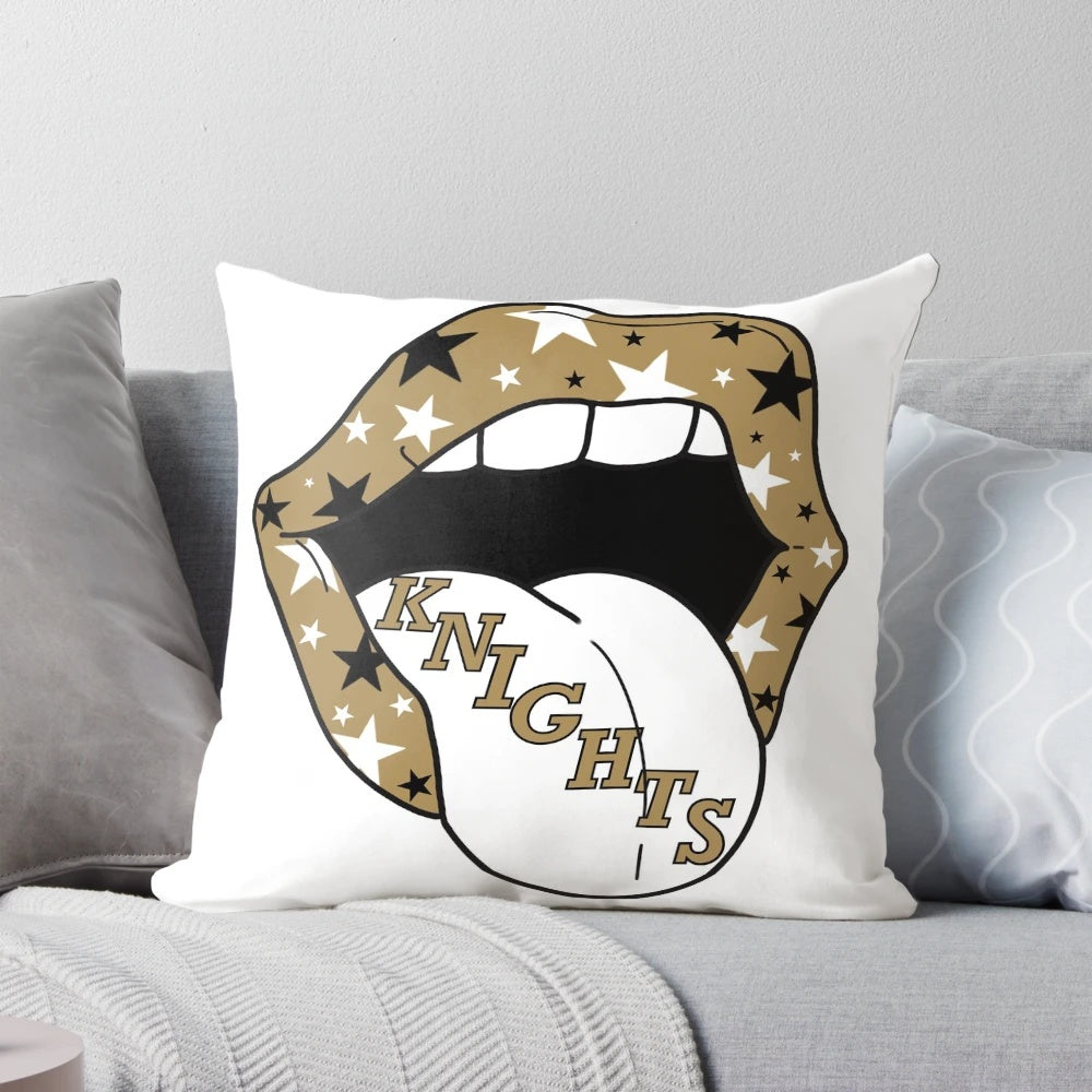 UCF Knights Pillow with team logo and gold accents