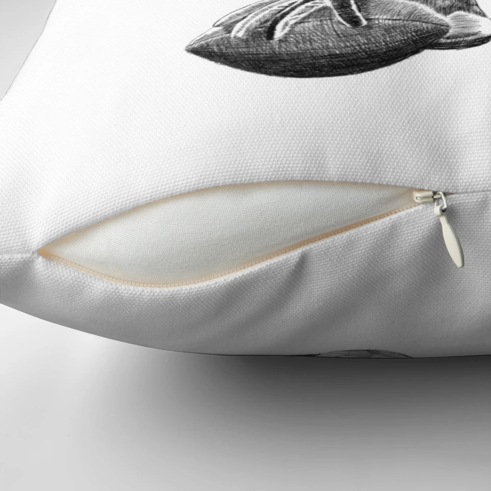 American football-themed decorative pillow with a vibrant design