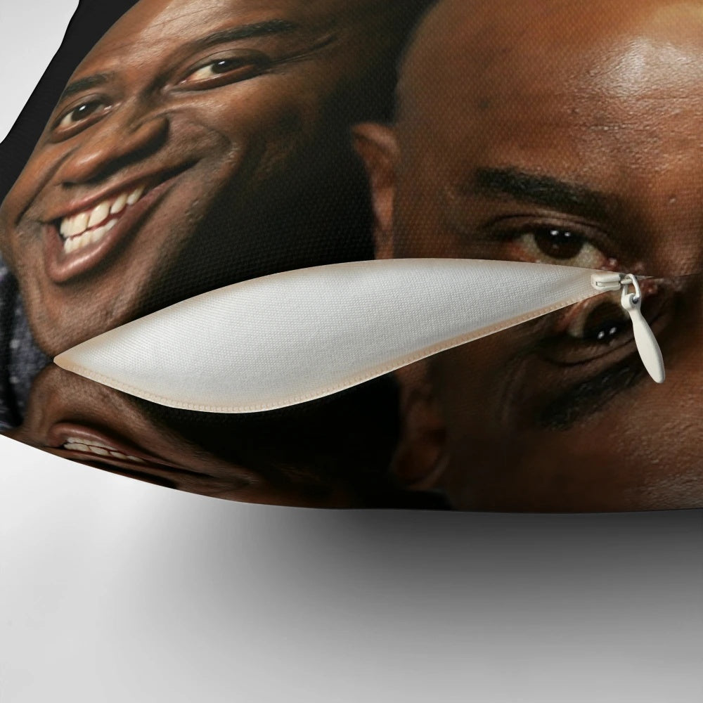 Stack of Ainsley Harriott pillows, featuring the popular chef and personality