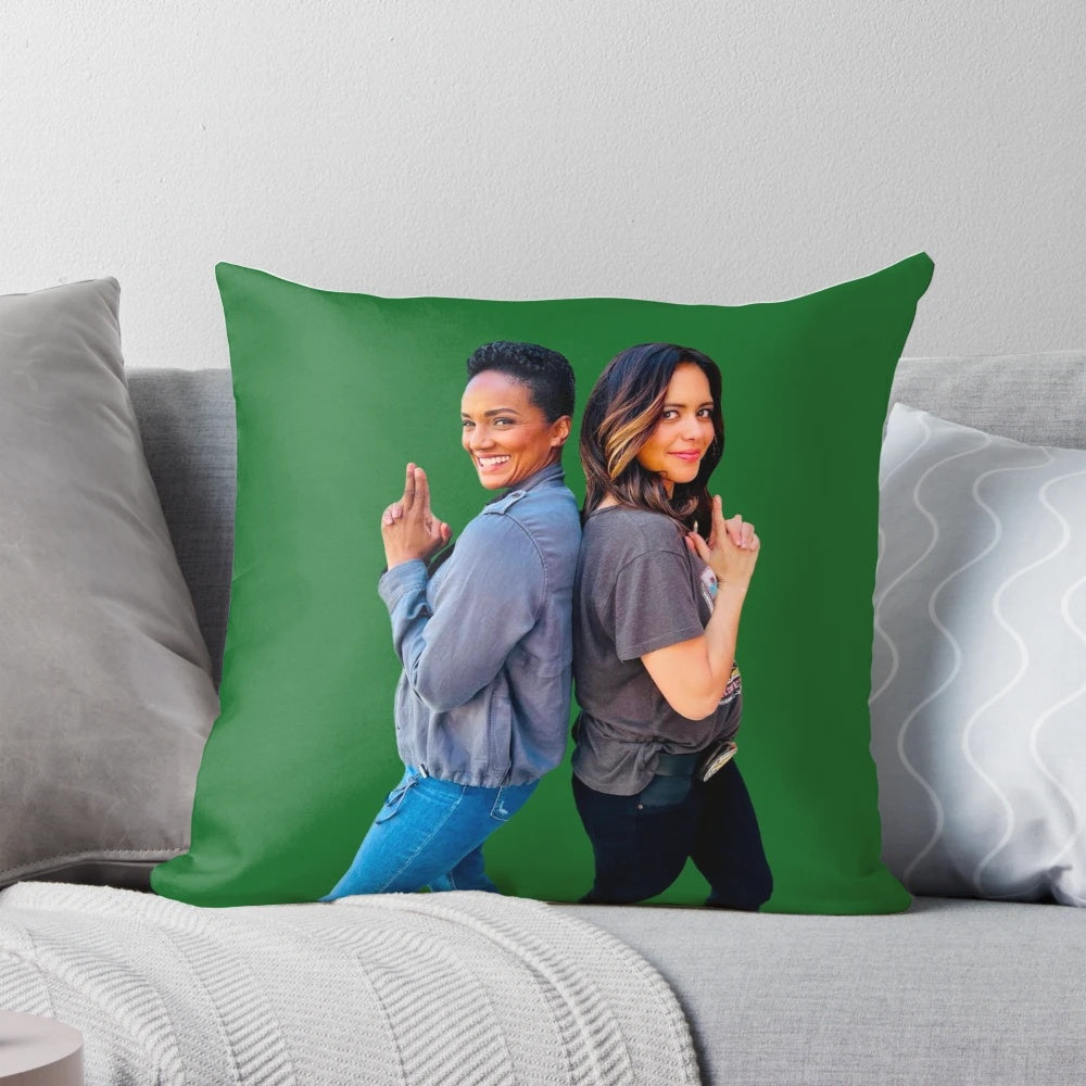 The Rookie Cast Pillow featuring characters Chenford, Tim Bradford, Lucy Chen, and more