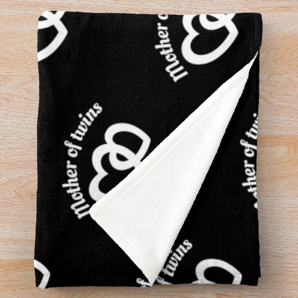 Mothers Day Plush Blanket featuring a "Best Mom in the History of Ever" design