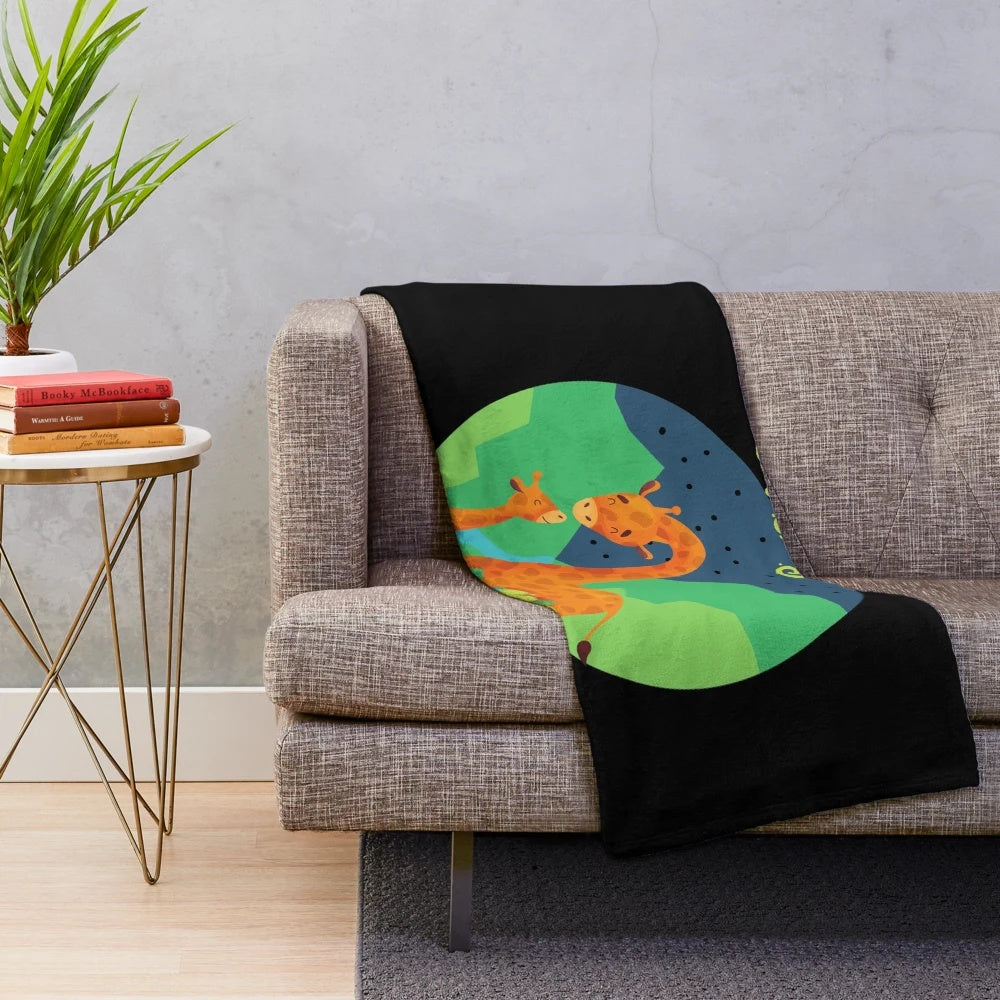 Plush Blanket with 'Best Mom in the History of Ever' Text