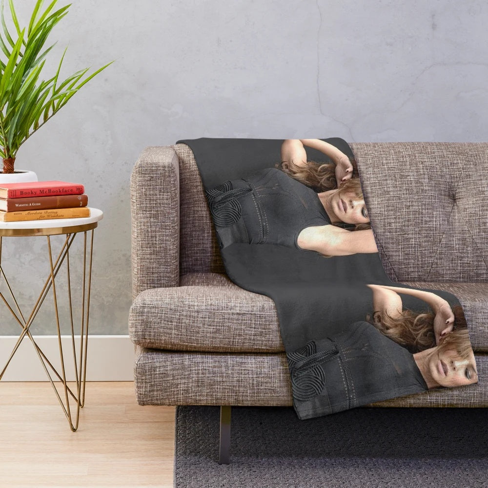 Cheryl Cole inspired plush blanket, featuring the popular singer and celebrity