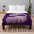 Cheshire Cat Inspired Plush Blanket