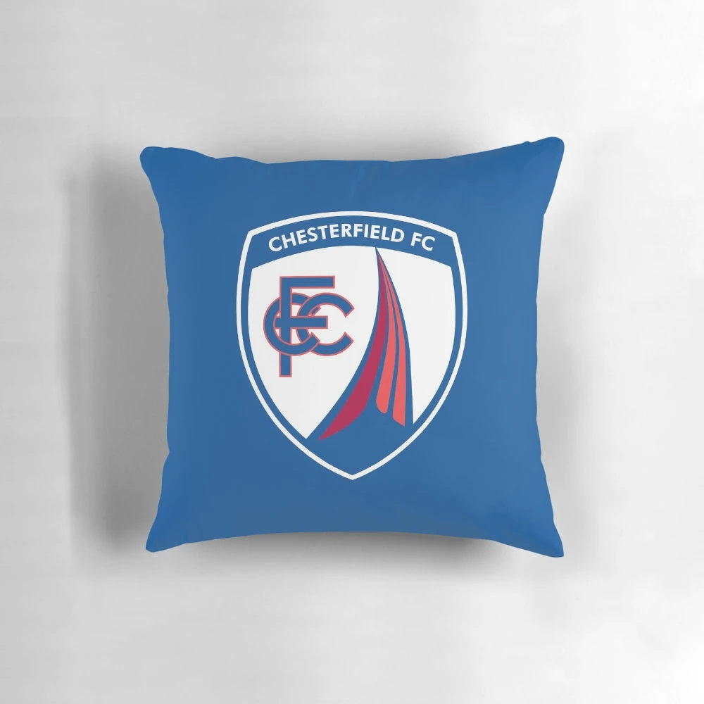 Chesterfield FC Spireites Football Club Logo Printed Pillow