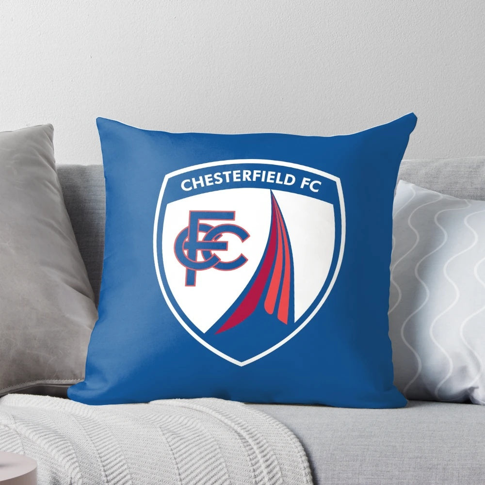 Chesterfield FC Spireites Football Club Logo Printed Pillow