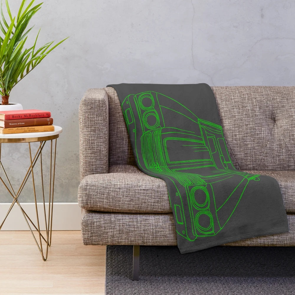 Chevrolet Chevelle retro car plush blanket