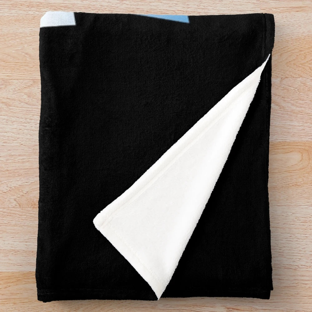 Chibi boy TDM fanart gaming plush blanket with diamond pattern design
