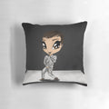 Adorable chibi-style pillow featuring Swedish singer Eric Saade, known for his Eurovision and Melodifestivalen performances.