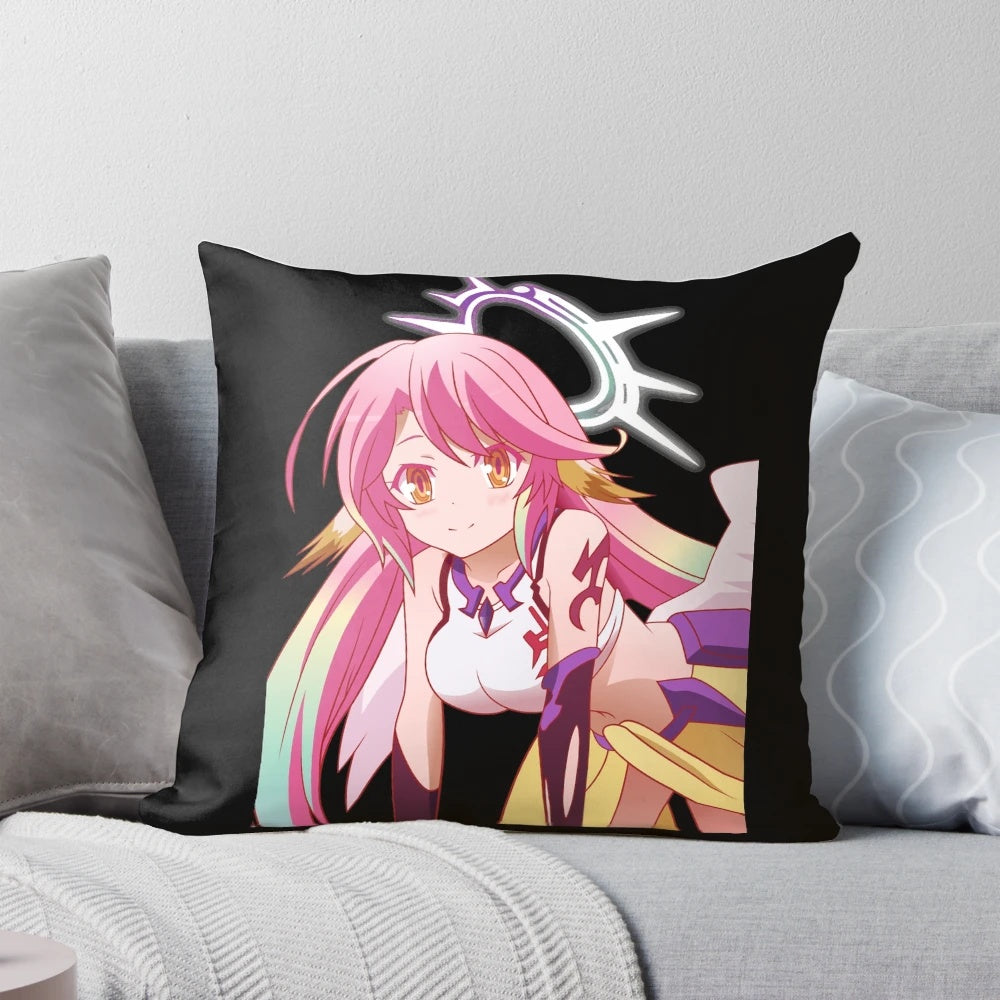 Chibi Jibril No Game No Life anime pillow, featuring the beloved character in a cute, kawaii design