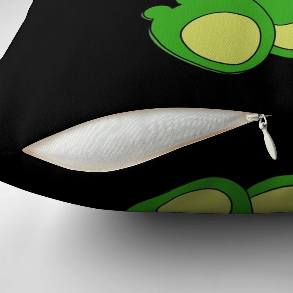 Soft, plush chibi Loki alligator variant pillow with cute anime design
