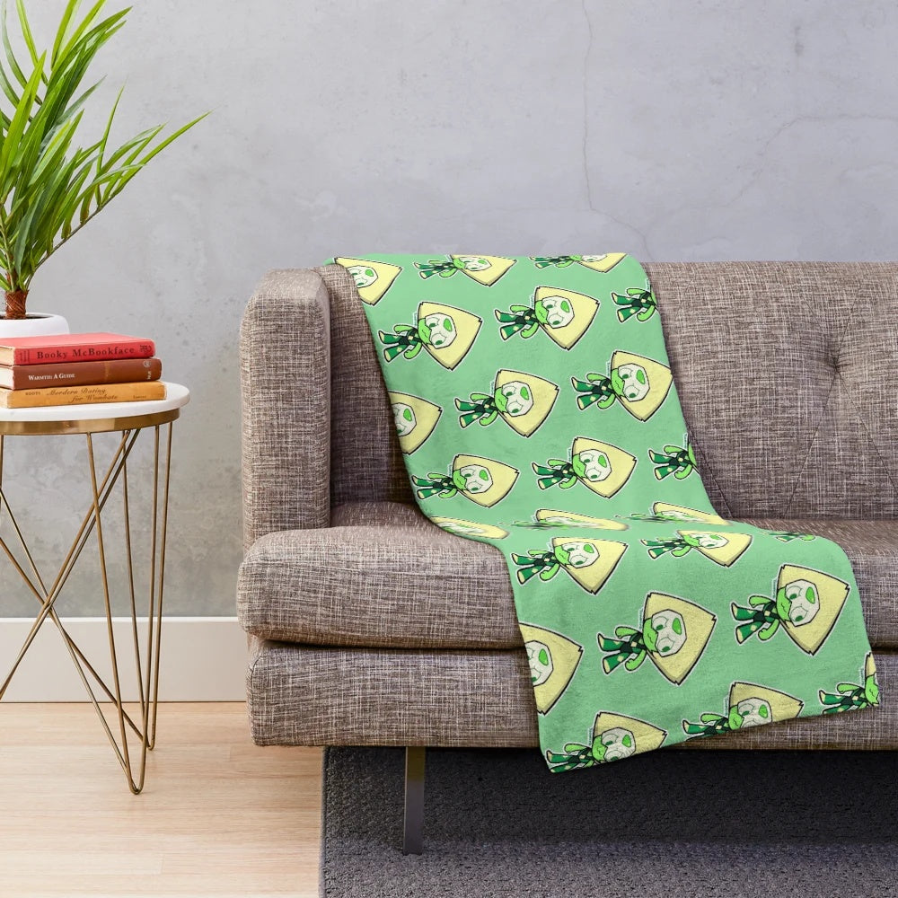 Chibi Plush Blanket featuring the Steven Universe character Peridot