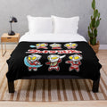 Chibi Ultraman Inspired Kawaii Plush Blanket