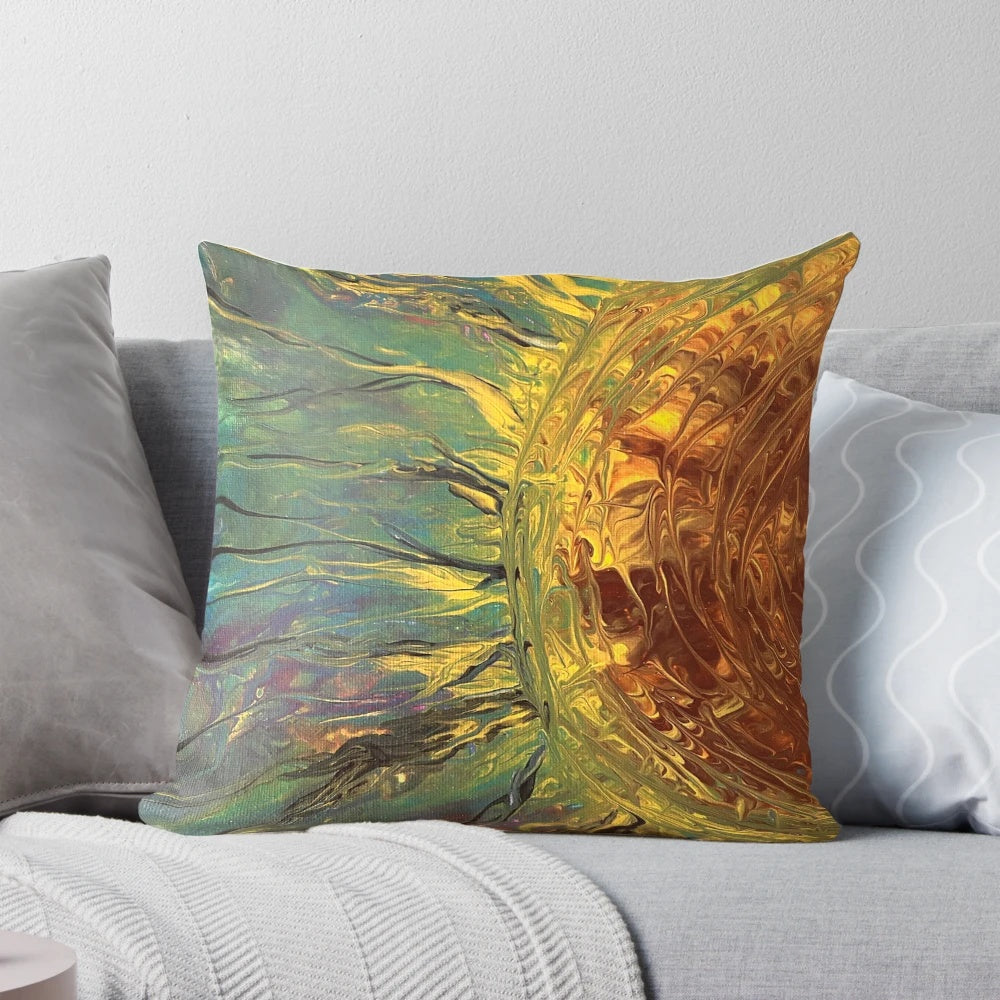 Stylish abstract pattern decorative throw pillow for modern home decor