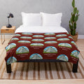 Chichen Itza Mayan Ruins Plush Blanket