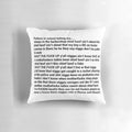 Artistic pillow featuring a design inspired by Chief Keef's "Love Sosa" intro