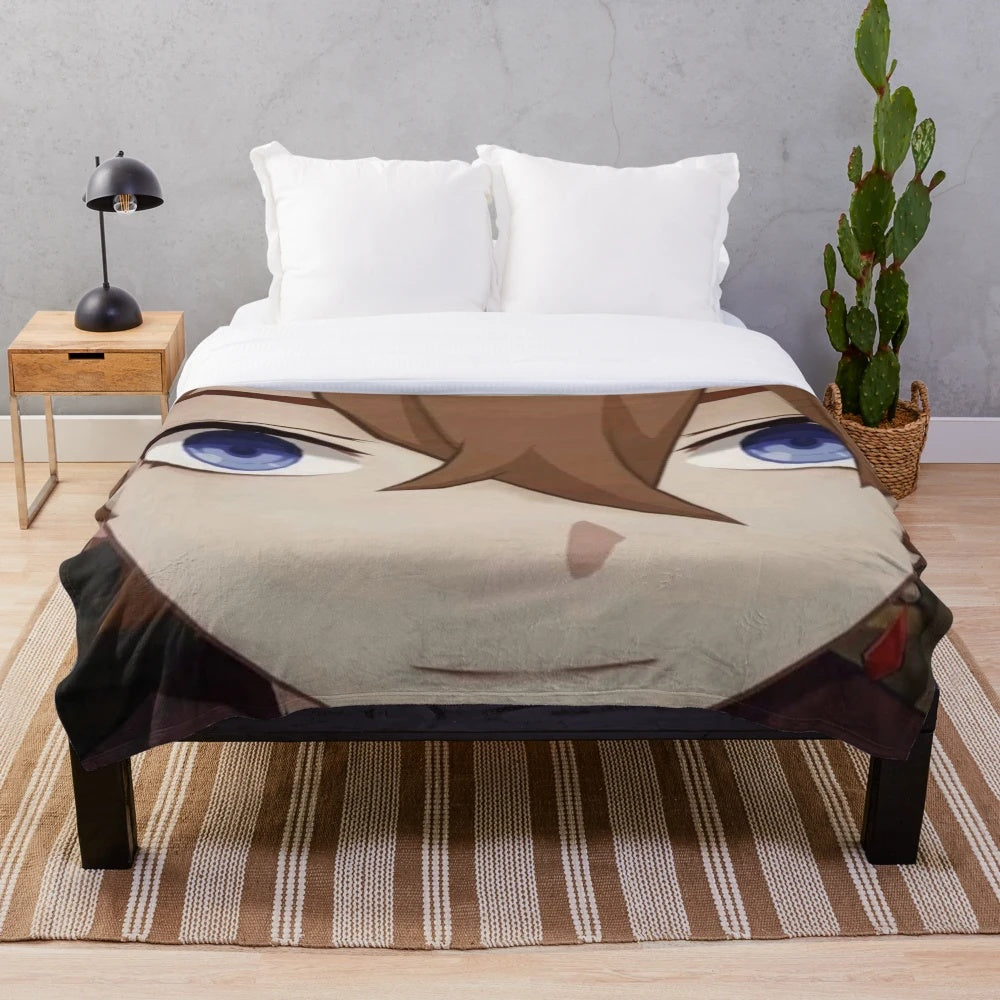 Childe Genshin Impact Inspired Plush Blanket