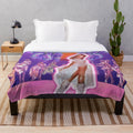 Childhood Roller Skating Muse Plush Blanket inspired by the movie Xanadu