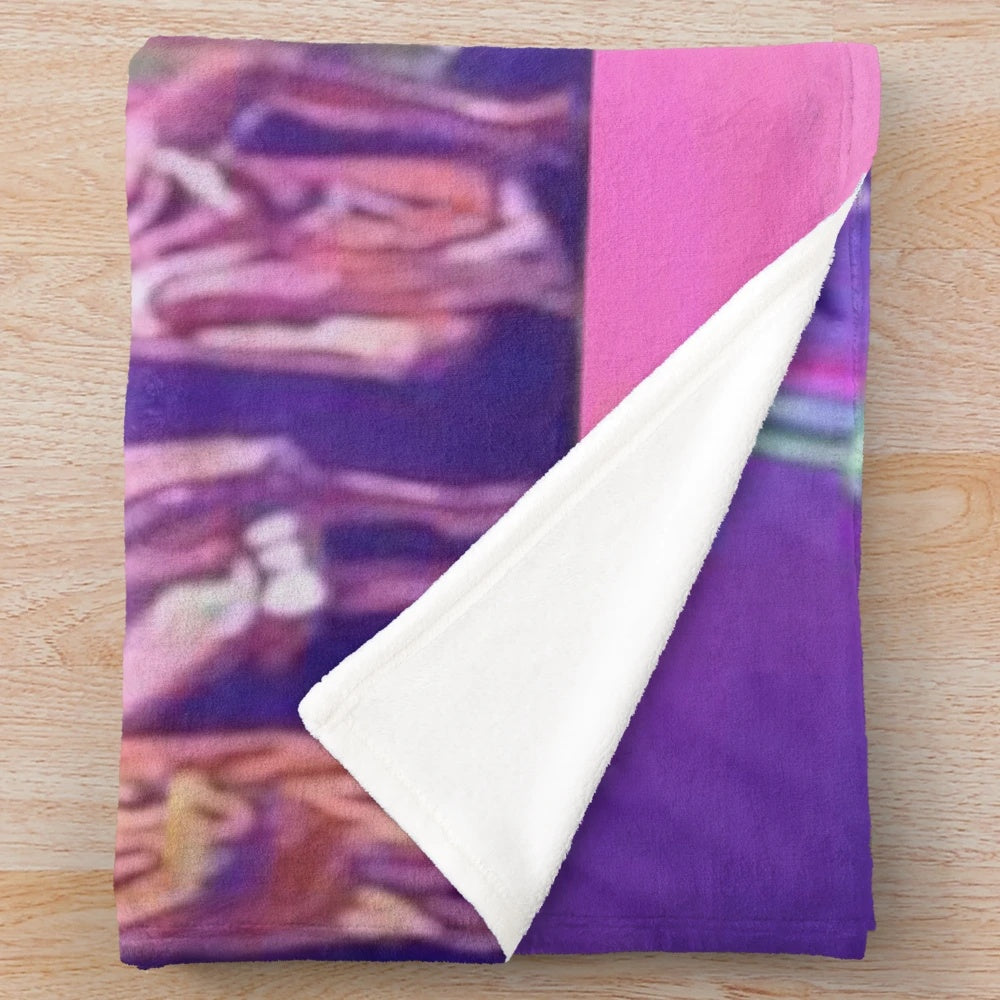 Childhood Roller Skating Muse Plush Blanket inspired by the movie Xanadu